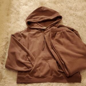 DSG hoodie and sweatpants